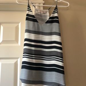 Loft Silk Striped tank top